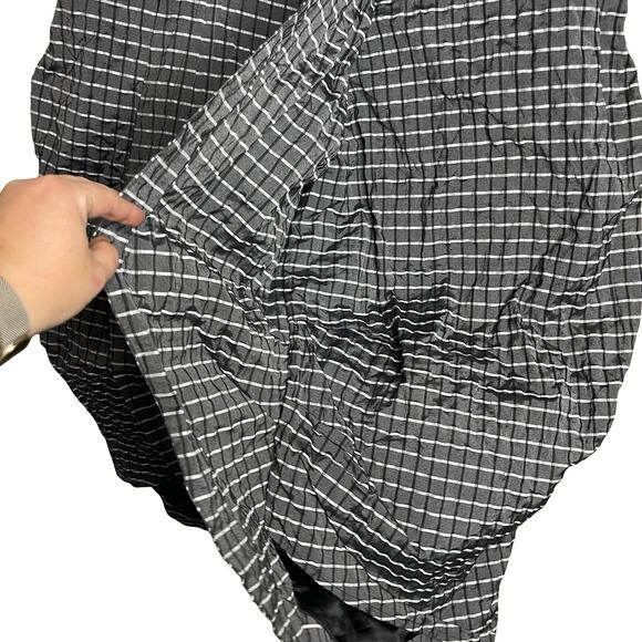 KIKO KOSTADINOV Grey White Check Cargo Pants In Lead Black Sz L - Picture 9 of 11